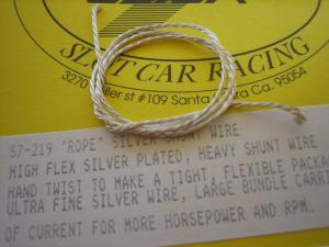 Slick-7  "Rope" silver shunt wire
